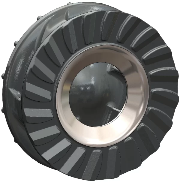 Impeller 600BHN 27% Chrome White Iron