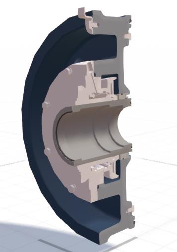 Standard impeller with expelling vanes